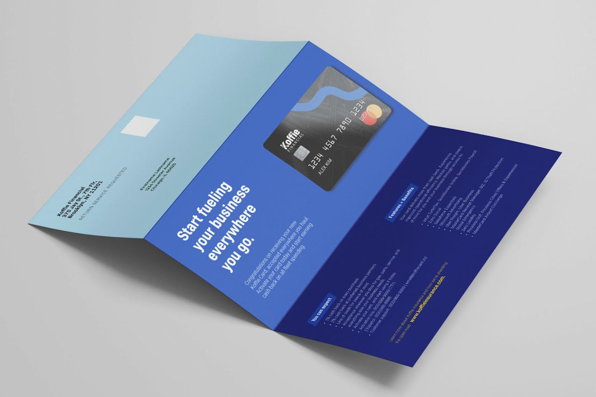 Koffie credit card